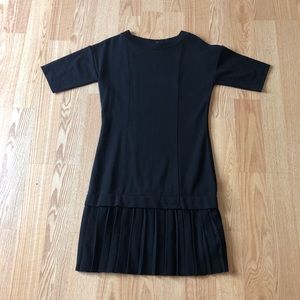 La fee maraboutee knit dress wool black midi sz:3